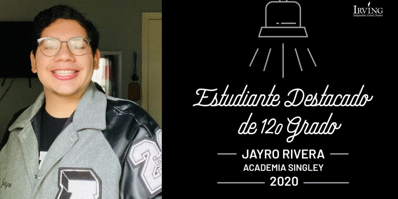 Estudiantes destacados de 12o grado: Jayro Rivera – Academia Singley