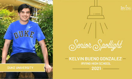 Senior Spotlight: Kelvin Bueno Gonzalez, Irving High School