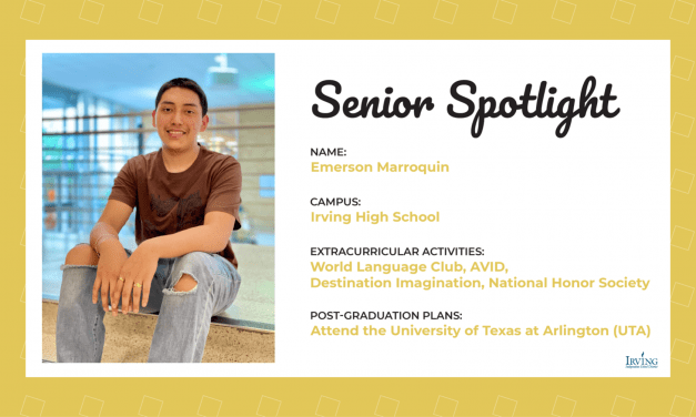 Senior Spotlight: Emerson Marroquin, Irving High School