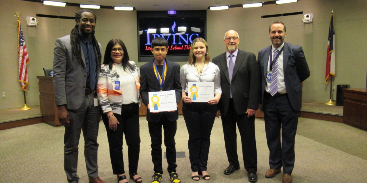 Irving ISD Names Winners of Inaugural Oratory Competition