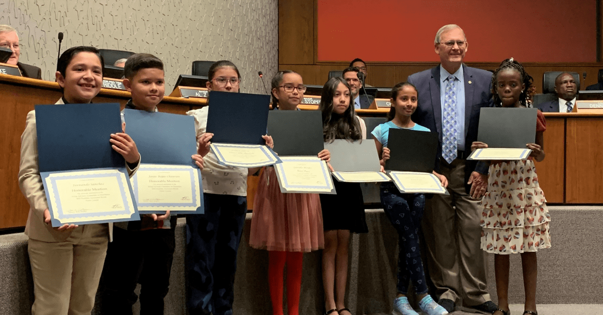 Irving ISD Students Recognized by City for Annual Disabilities Poster Contest