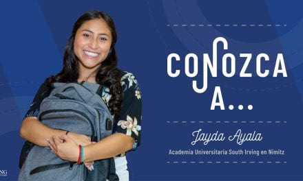 Preguntas y respuestas sobre la elección de escuela con Jayda Ayala, Academia Universitaria South Irving en Nimitz.