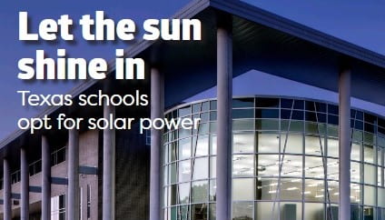 Texas School Business Magazine: Let the Sun Shine In