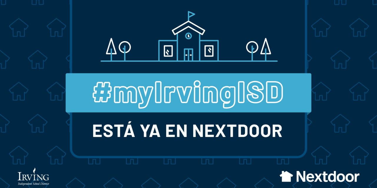 #myIrvingISD se une a Nextdoor