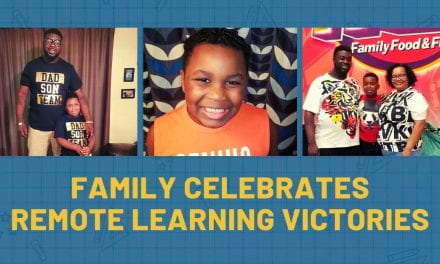 Irving ISD Family Celebrates Remote Learning Victories