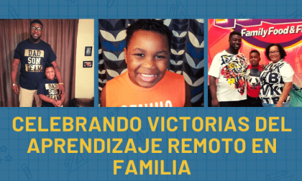 Familia de Irving ISD celebra las victorias del aprendizaje remoto