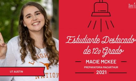 Estudiante Destacada de 12.o grado: Macie McKee, Preparatoria MacArthur