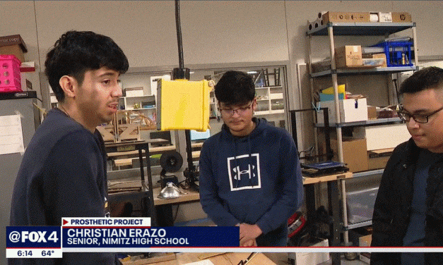 Fox 4: Nimitz engineering students create prosthetic to help middle schooler play violin