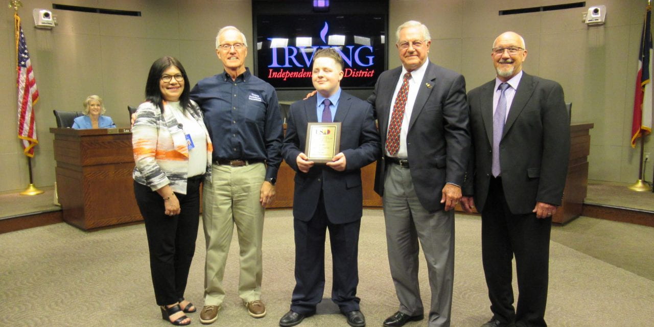 Irving Senior Awarded Prestigious, National Academic Decathlon Honor
