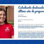 Estudiante destacada de último año:  Denise Rodríguez, Preparatoria Nimitz