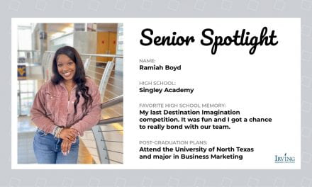 Senior Spotlight: Ramiah Boyd, Singley Academy