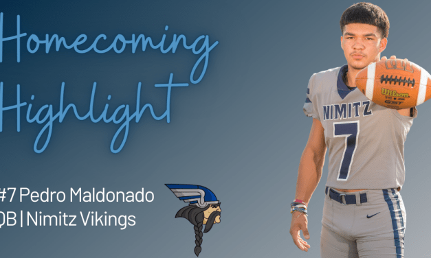 Homecoming Highlight: Pedro Maldonado, Nimitz Vikings